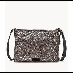 Fossil Metallic Crossbody Bag